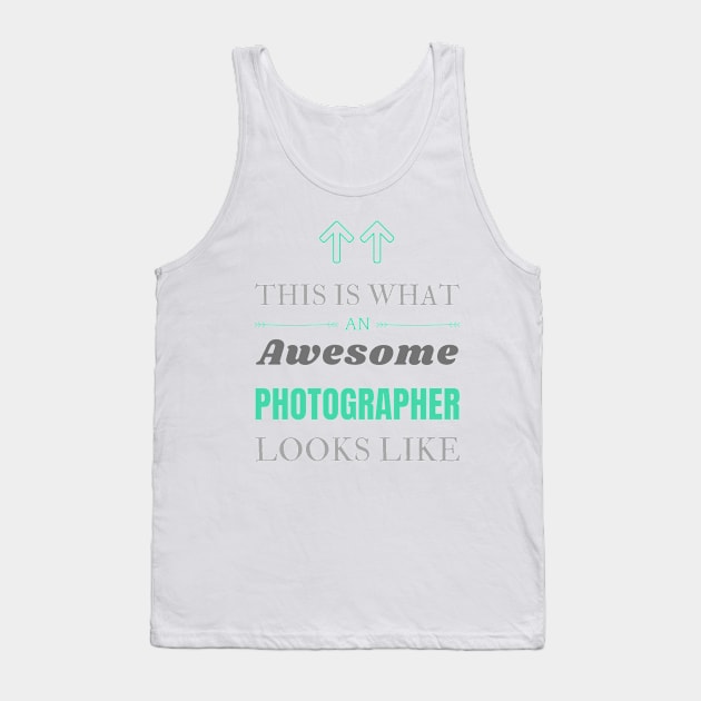 Photographer Tank Top by Mdath